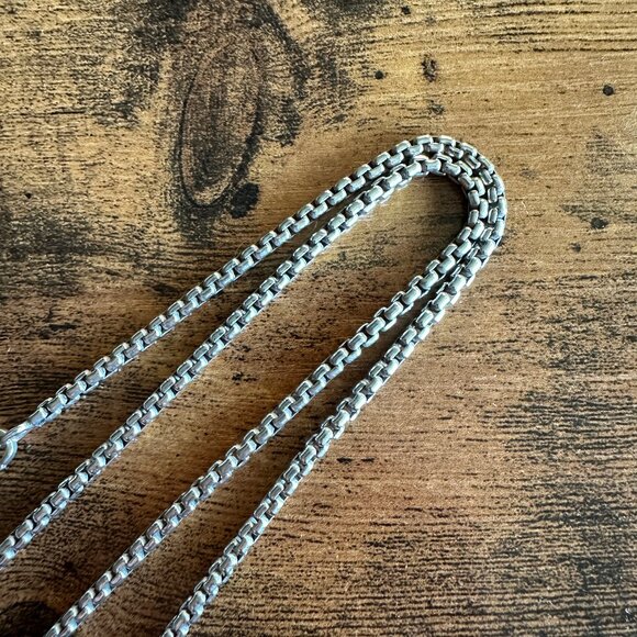 David Yurman Box Chain Necklace in Sterling Silver - 3.6mm - 22" - Picture 9 of 13